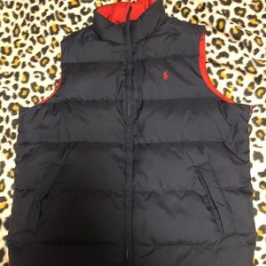 REVERSIBLE Polo Puffer Vest